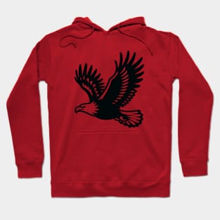 Bald Eagle Flying Hoodie